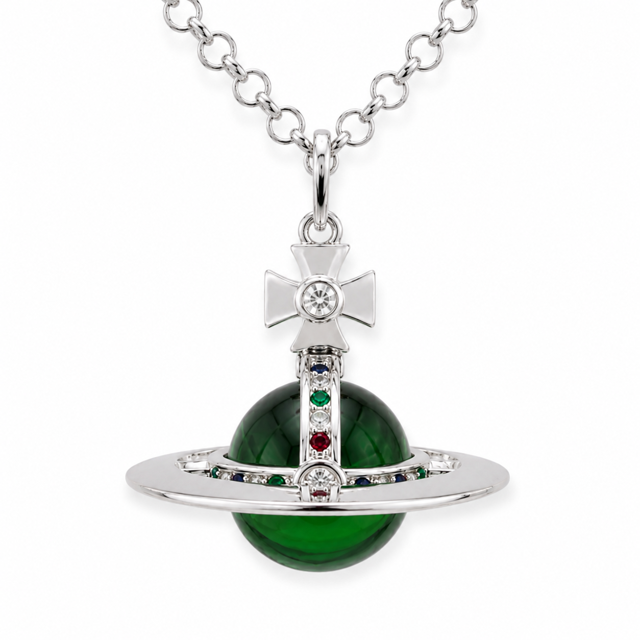 20MM Medium Saturn Orb Pendant Necklace *29 Styles*
