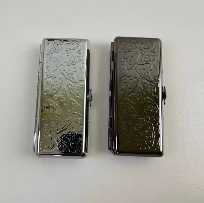 Cigarette Case Repeated Orb Design (2 Colors)