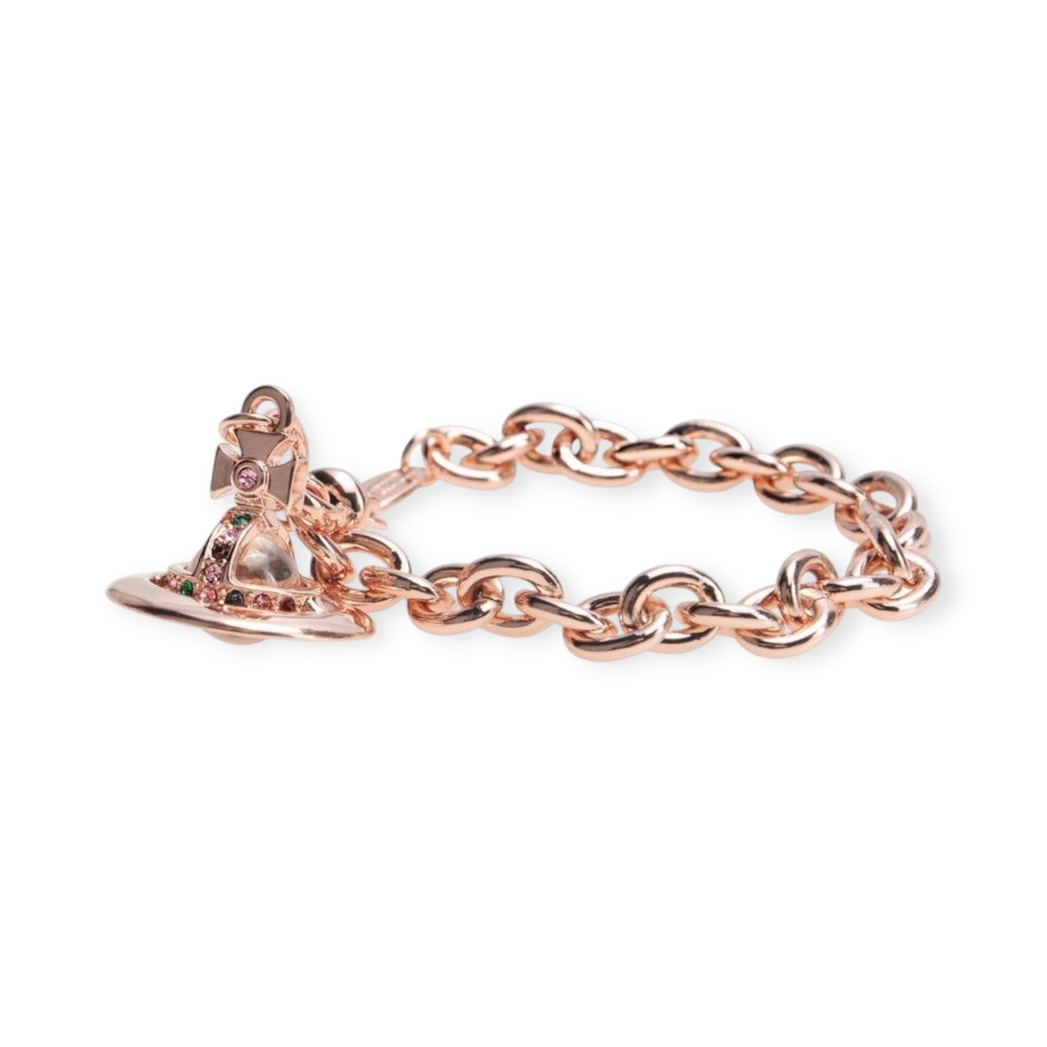 6MM Petite Hanging Orb Saturn Pendant Bracelet Bracelets (7 Colors)