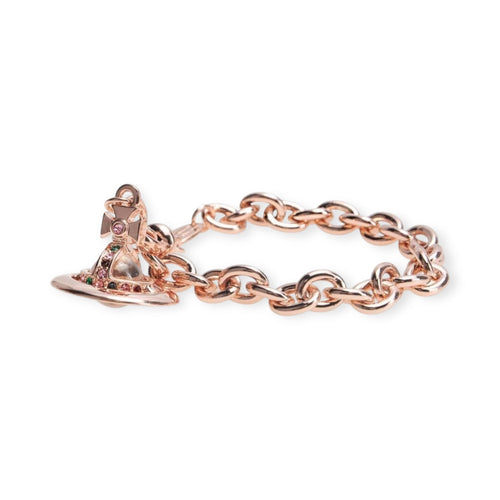 6MM Petite Hanging Orb Saturn Pendant Bracelet Bracelets (7 Colors)