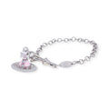 6MM Petite Hanging Orb Saturn Pendant Bracelet Bracelets (7 Colors)