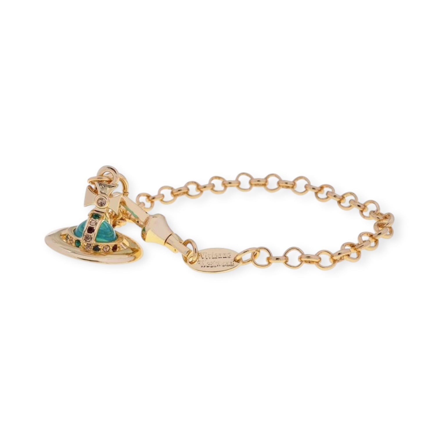 6MM Petite Hanging Orb Saturn Pendant Bracelet Bracelets (7 Colors)