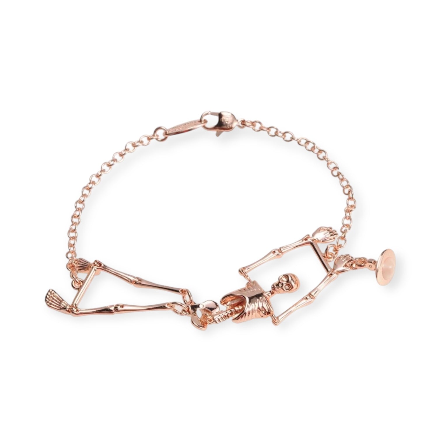 Skeleton Body Pendant Bracelet (3 Colors)