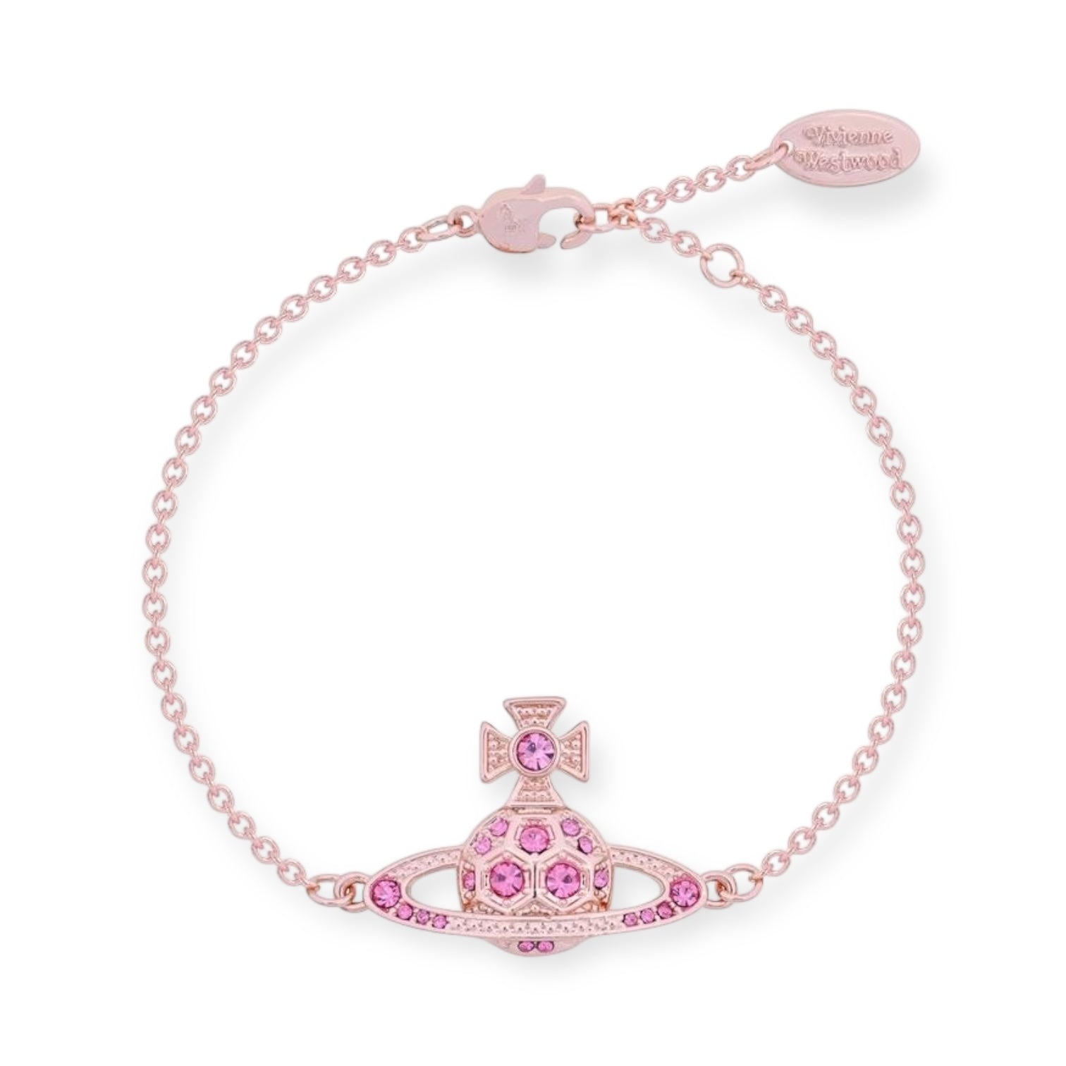 Multicolor Gem Studded Soccer Ball Design Orb Pendant Bracelet (4 Colors)