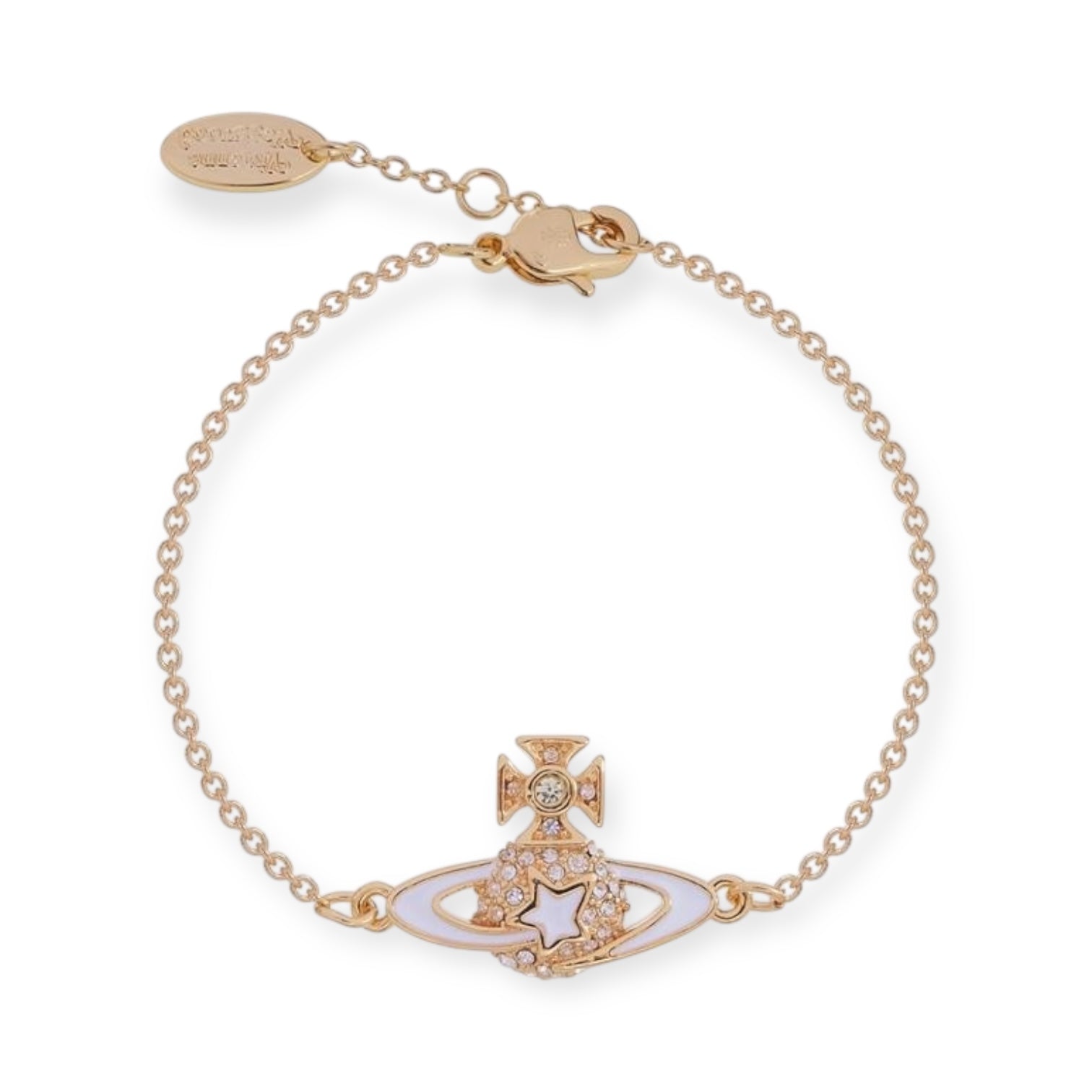 Shooting Star Mini Gem Studded Orb Pendant Bracelet (5 Colors)