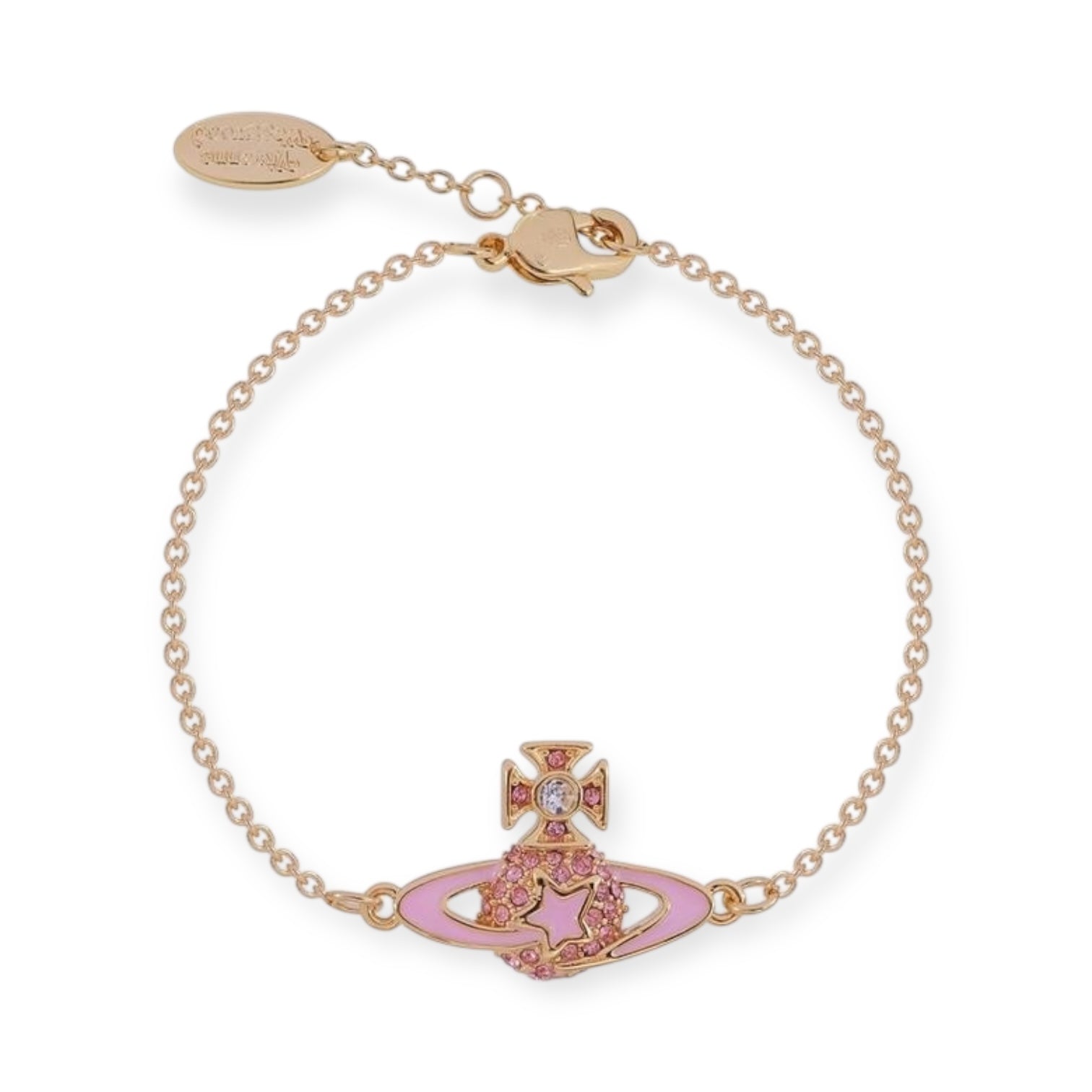 Shooting Star Mini Gem Studded Orb Pendant Bracelet (5 Colors)
