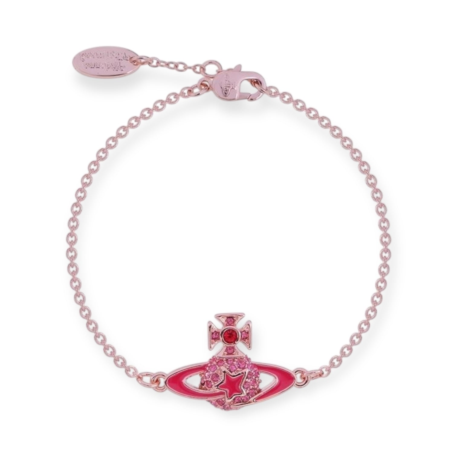 Shooting Star Mini Gem Studded Orb Pendant Bracelet (5 Colors)