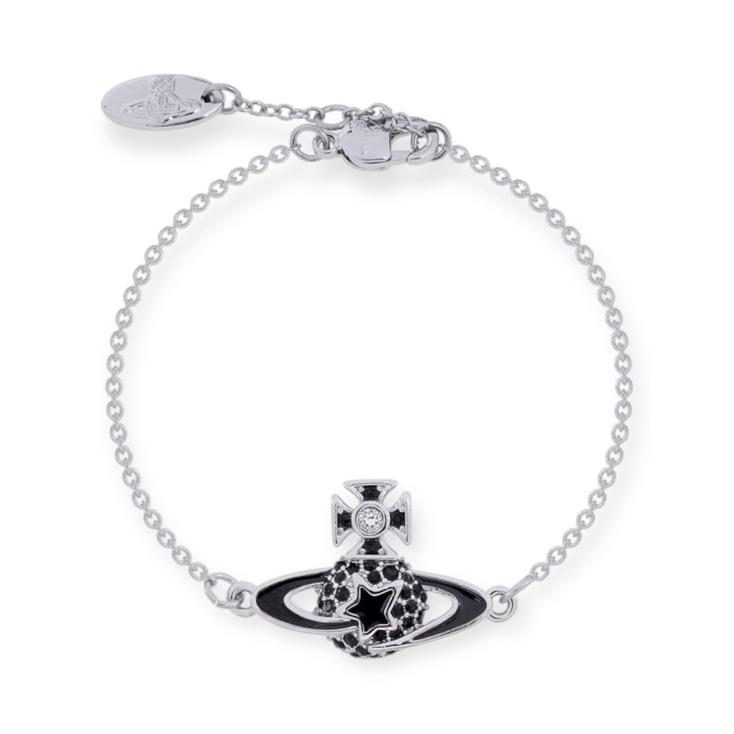 Shooting Star Mini Gem Studded Orb Pendant Bracelet (5 Colors)