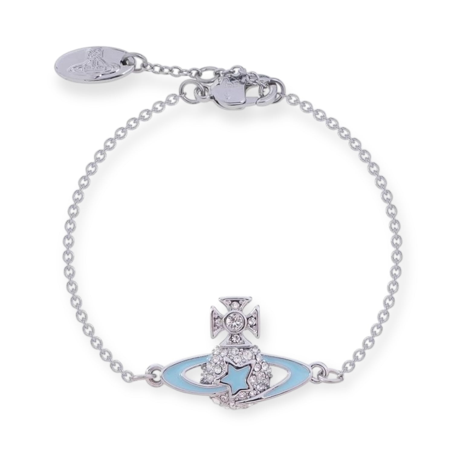 Shooting Star Mini Gem Studded Orb Pendant Bracelet (5 Colors)