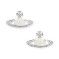 Mini Green Milk Pearl Orb Pendant Earrings (2 Colors)