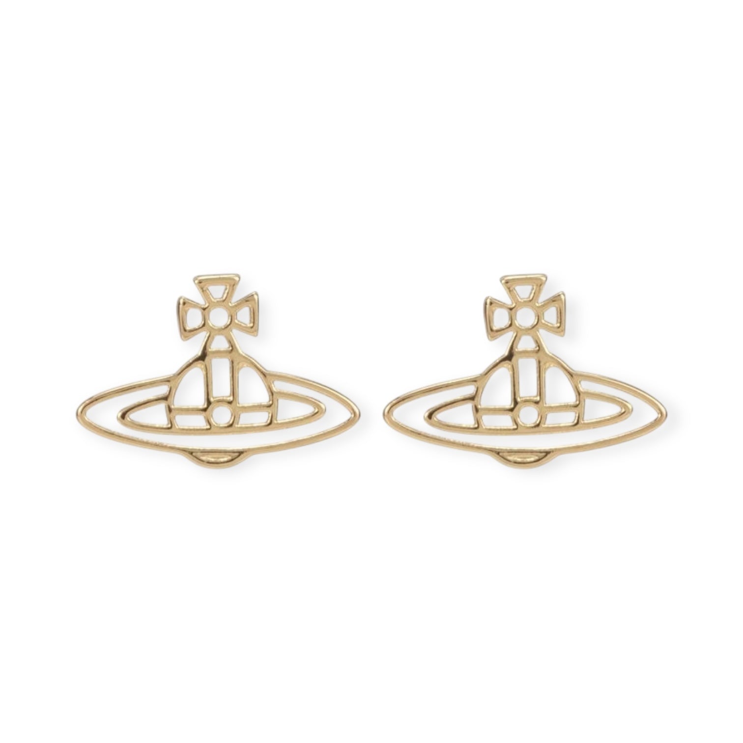 Outline Orb 2D Pendant Staple Colors Earrings (3 Colors)