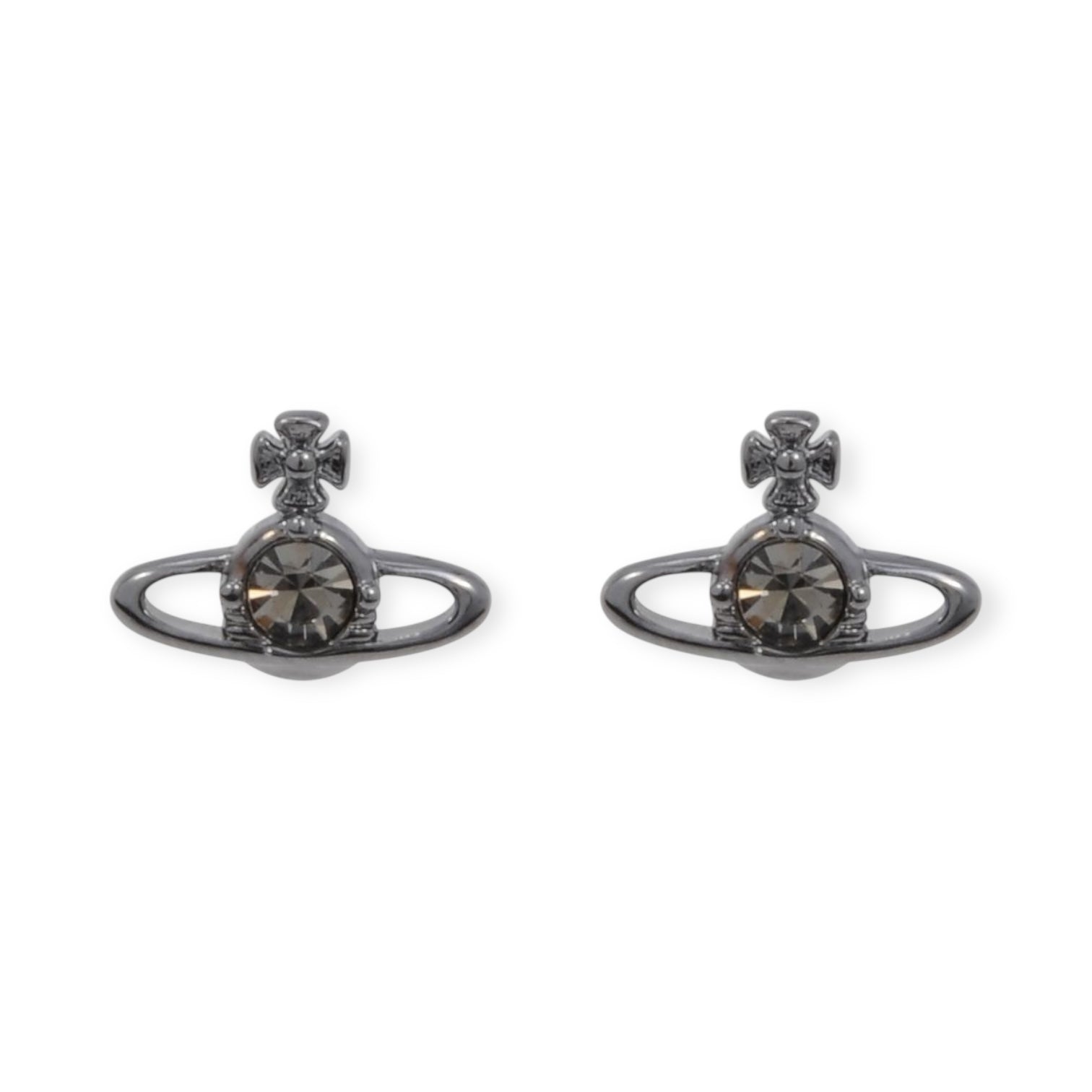 Mini Gem Stud Orb Pendant Earrings (6 Colors)