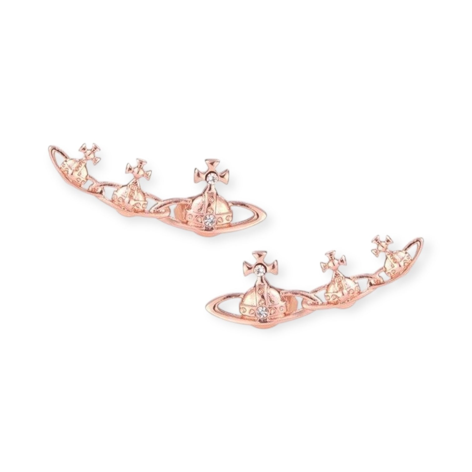 Mini Basic Staple Colored Multi Orb Pendant Earrings (3 Colors)