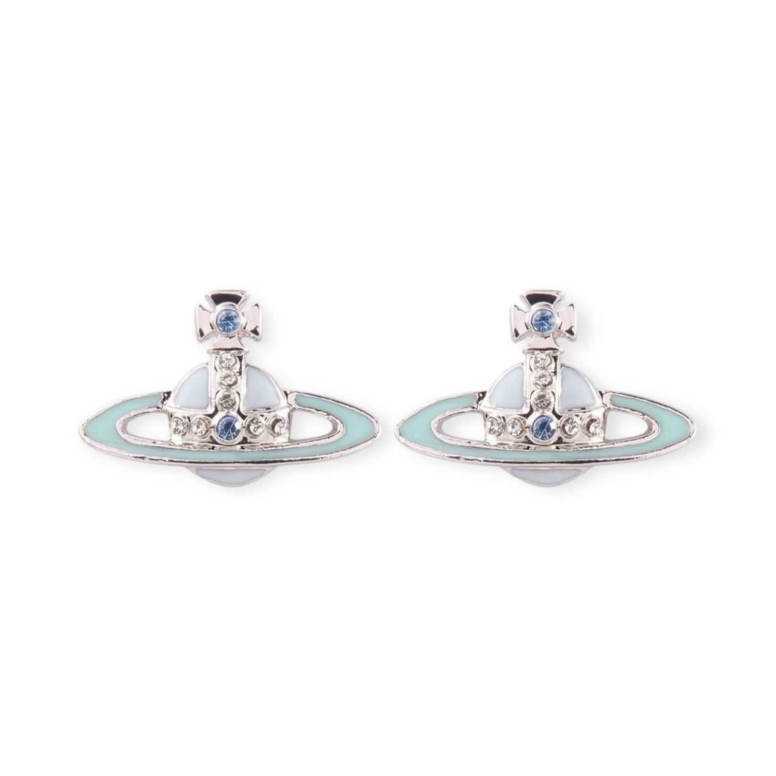 Mini Colorful Abstract Orb Pendant Earrings (8 Colors)