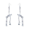 Skeleton Body Holding Orb Pendant Earrings (3 Colors)