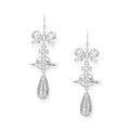 Wired Outline Orb Pendant Hanging Drop Earrings (4 Colors)