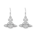 Wired Outline Orb Pendant Earrings (4 Colors)