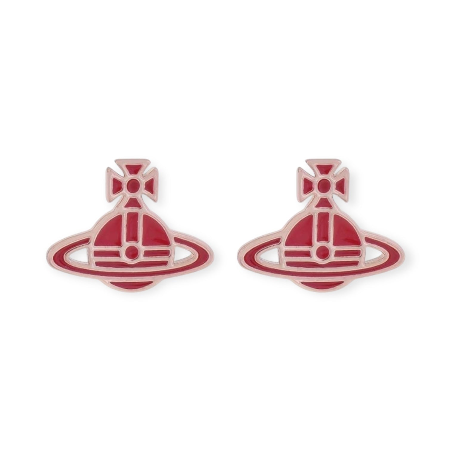 Multicolor Outline Orb Design 2D Earrings (12 Colors)