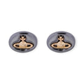 Pebble Stone Design Engraved Orb Earrings (5 Colors)