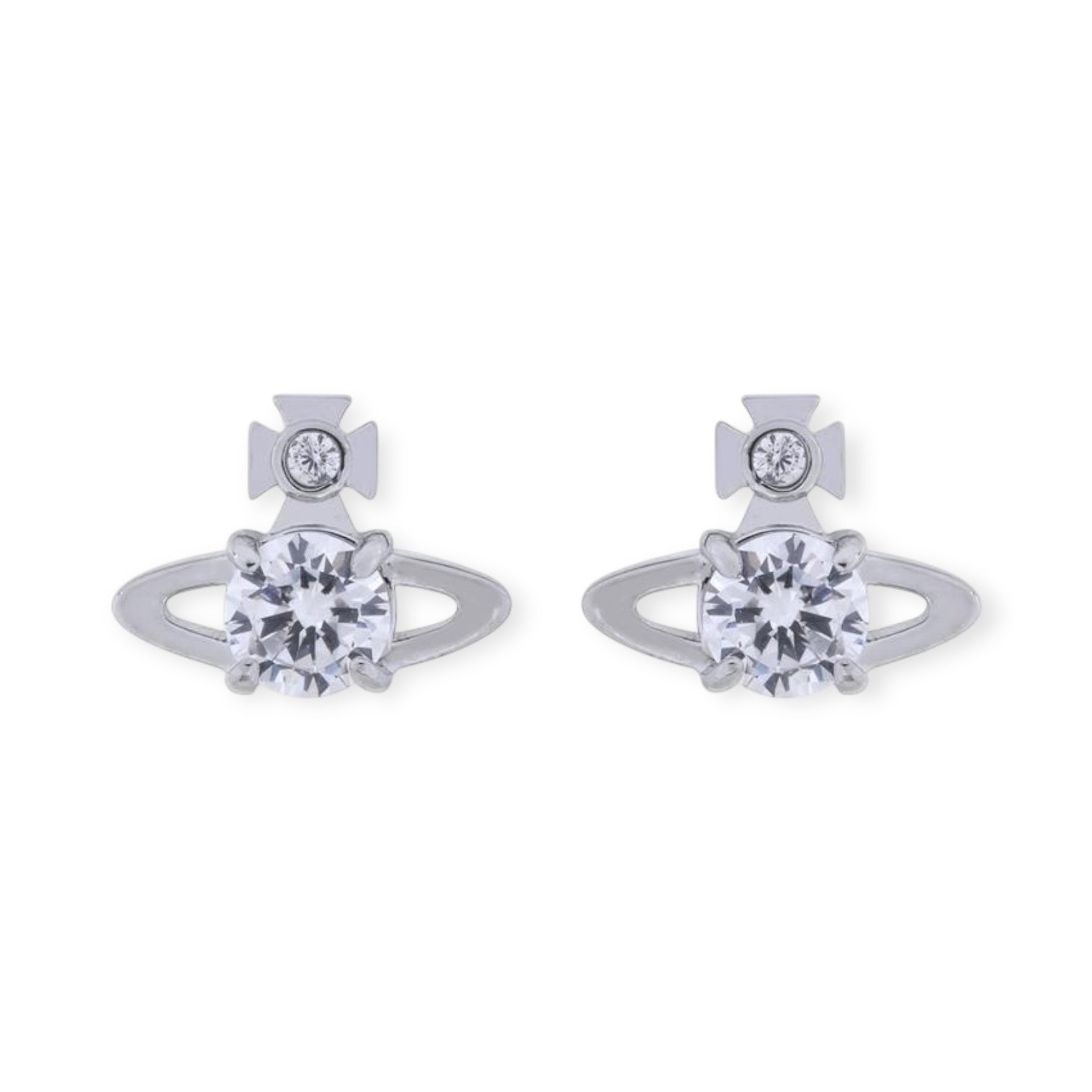 Mini Gem Stud Orb Pendant Earrings (5 Colors)