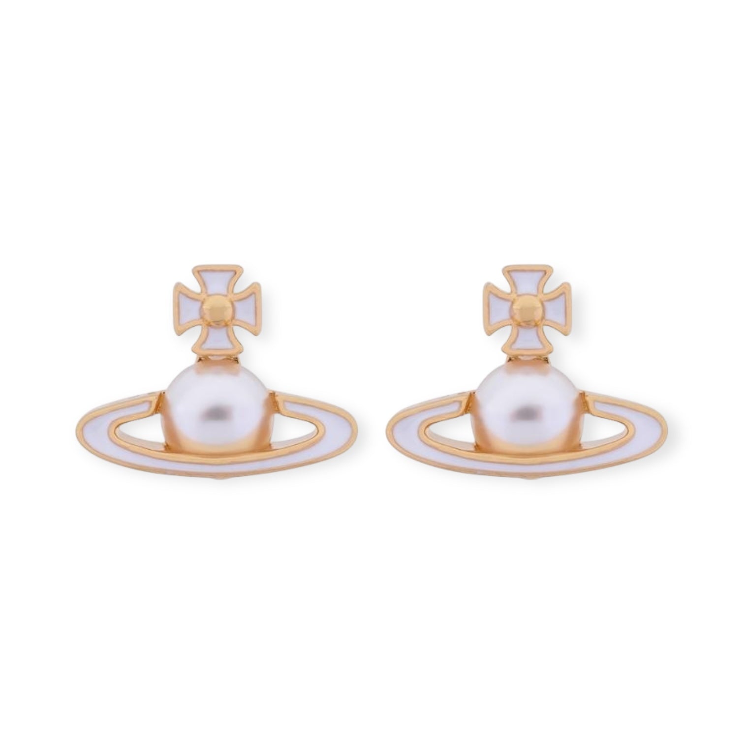 Mini Pearl Orb Pendant Earrings (6 Colors)