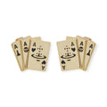 Multi Playing Cards Gold & Silver Earrings (2 colors)