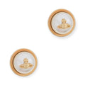Pearl Orb Pendant Design Gold & Silver Stud Earrings (2 Colors)