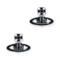 Colorful Square Dotted Orb Pendant Stud Earrings (4 Colors)