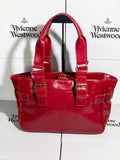 Red Orb Design Messenger Tote Hand Bag