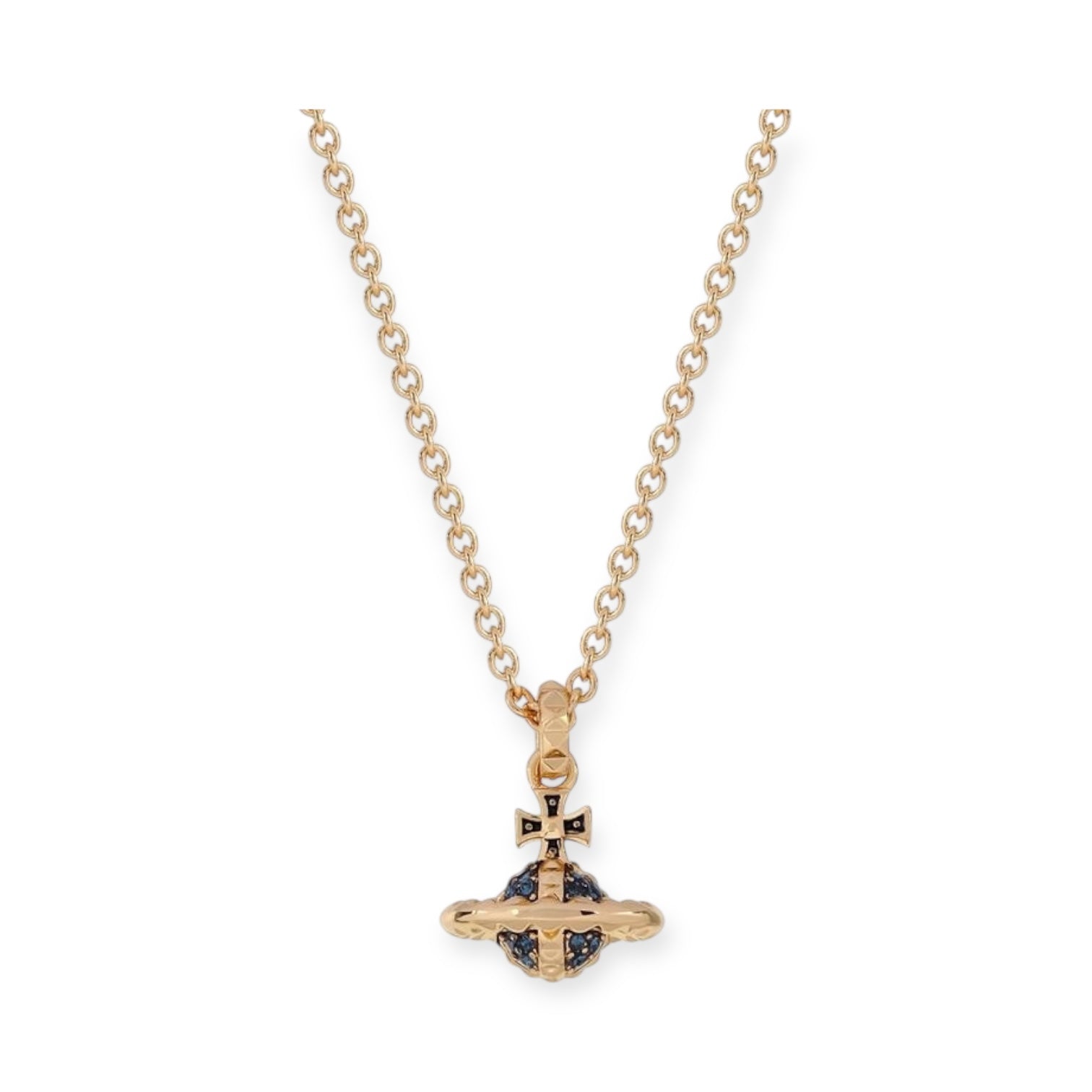 Abstract Shape Multigem 3D Orb Necklace (5 Colors)