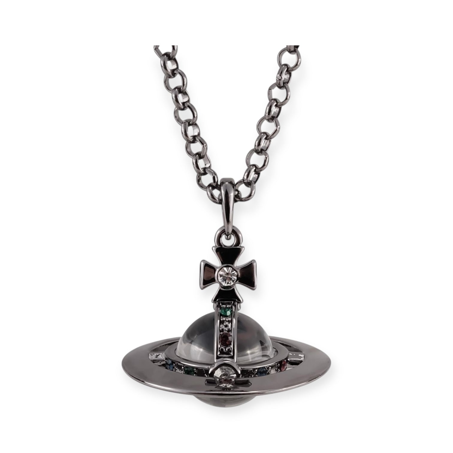 20MM Medium Saturn Orb Pendant Necklace *29 Styles*