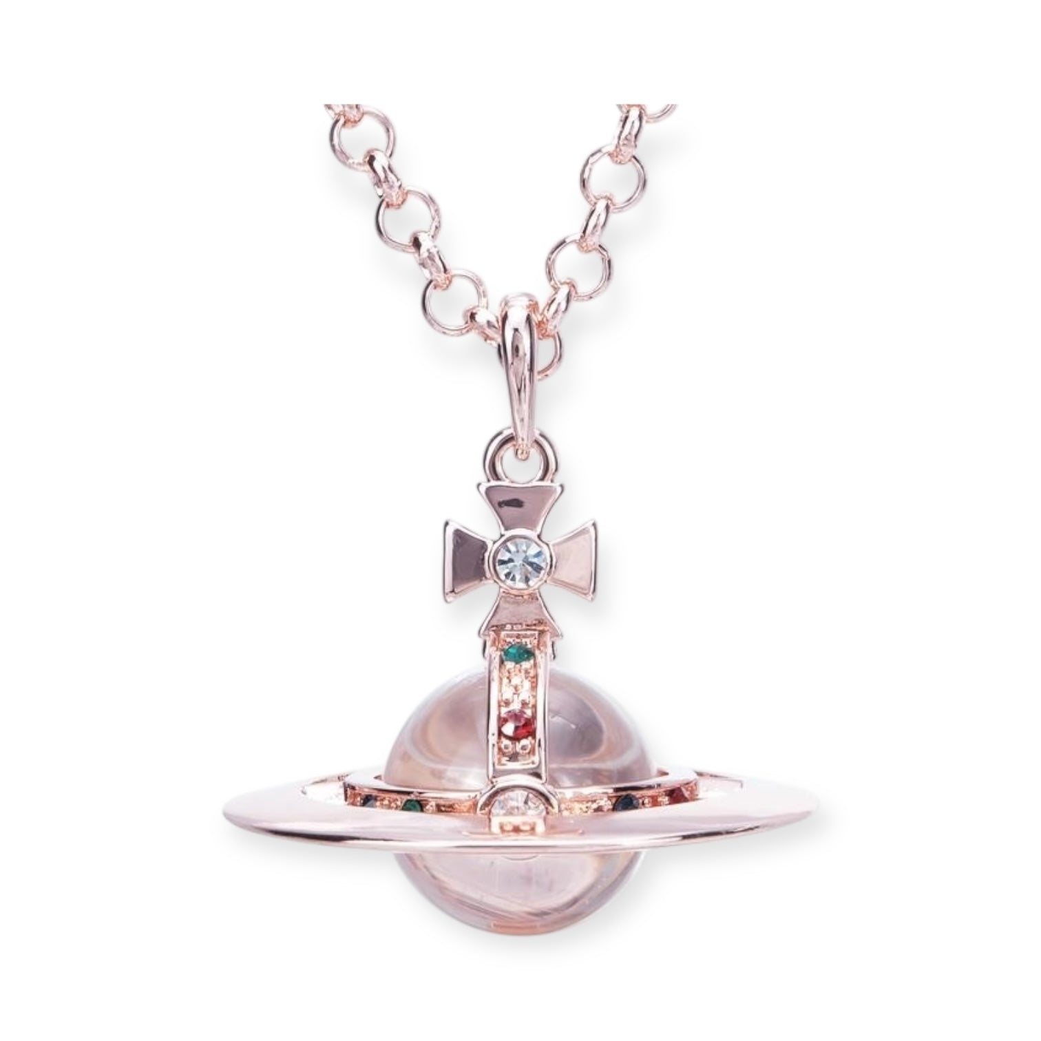 20MM Medium Saturn Orb Pendant Necklace *29 Styles*