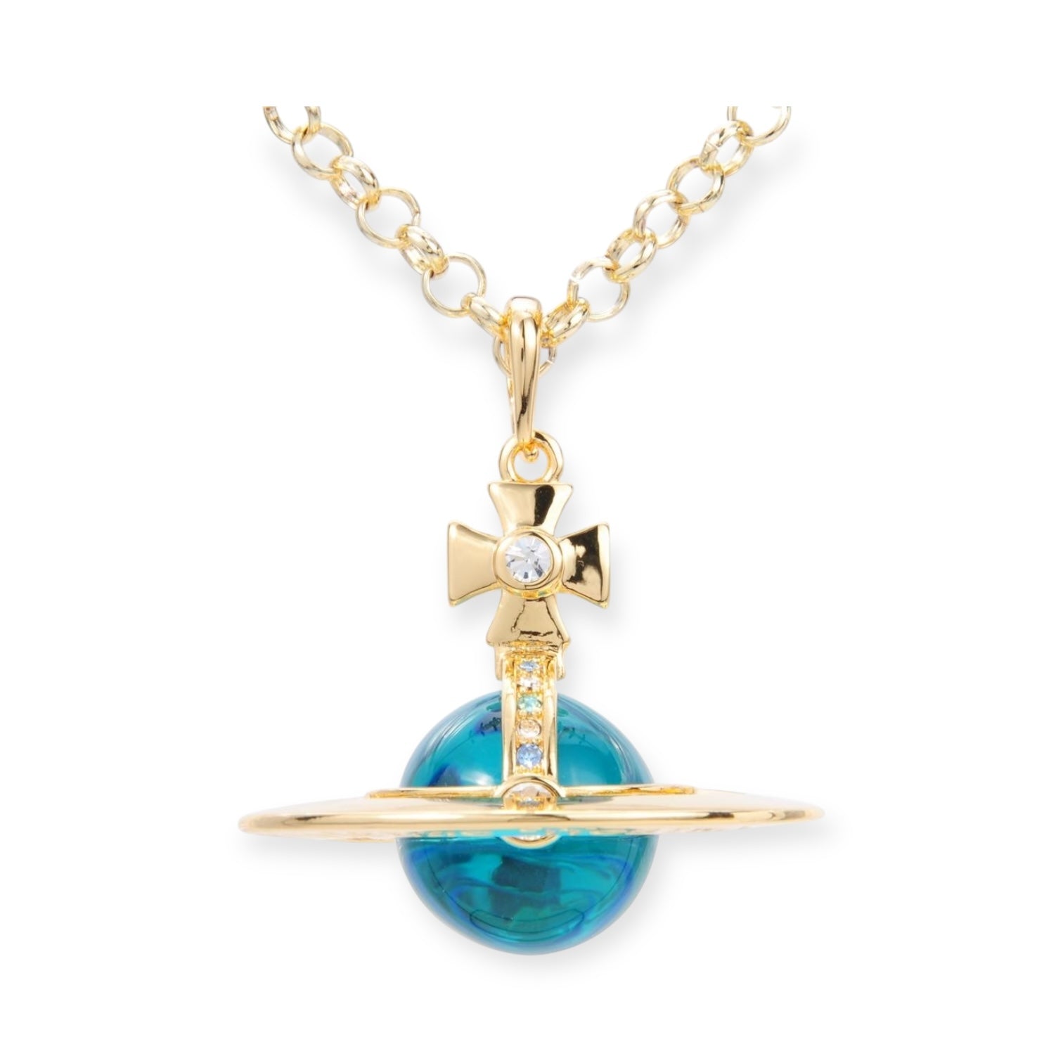 20MM Medium Saturn Orb Pendant Necklace *29 Styles*