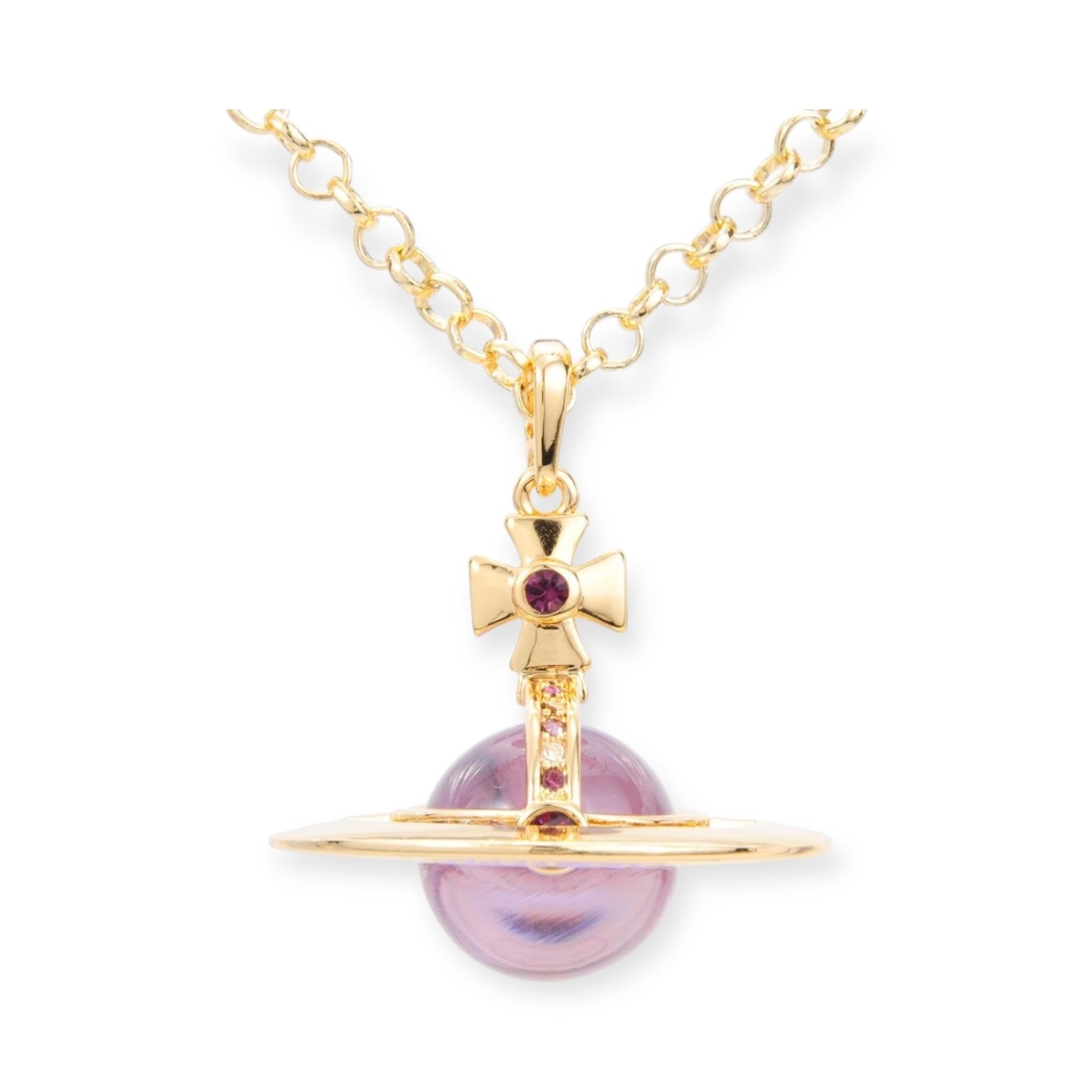 20MM Medium Saturn Orb Pendant Necklace *29 Styles*