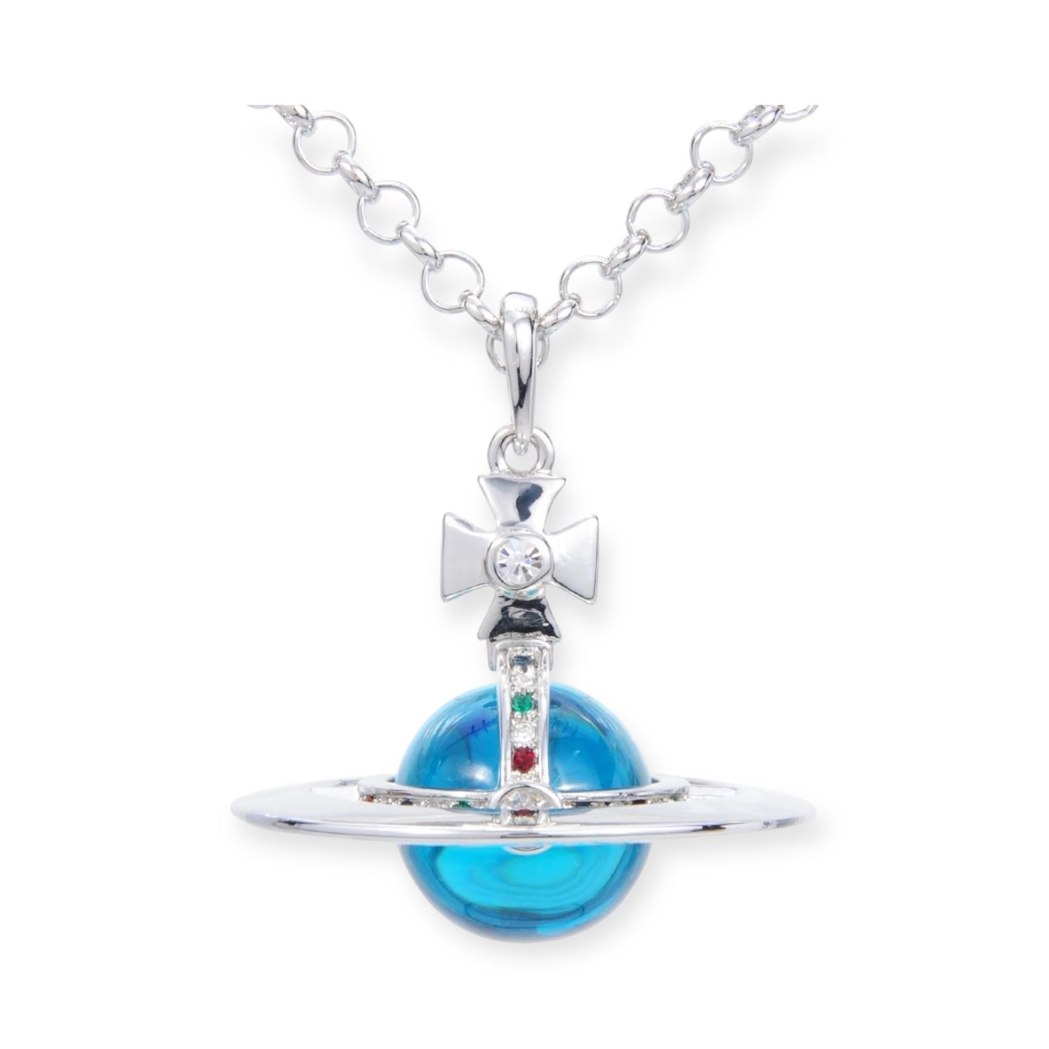 20MM Medium Saturn Orb Pendant Necklace *29 Styles*