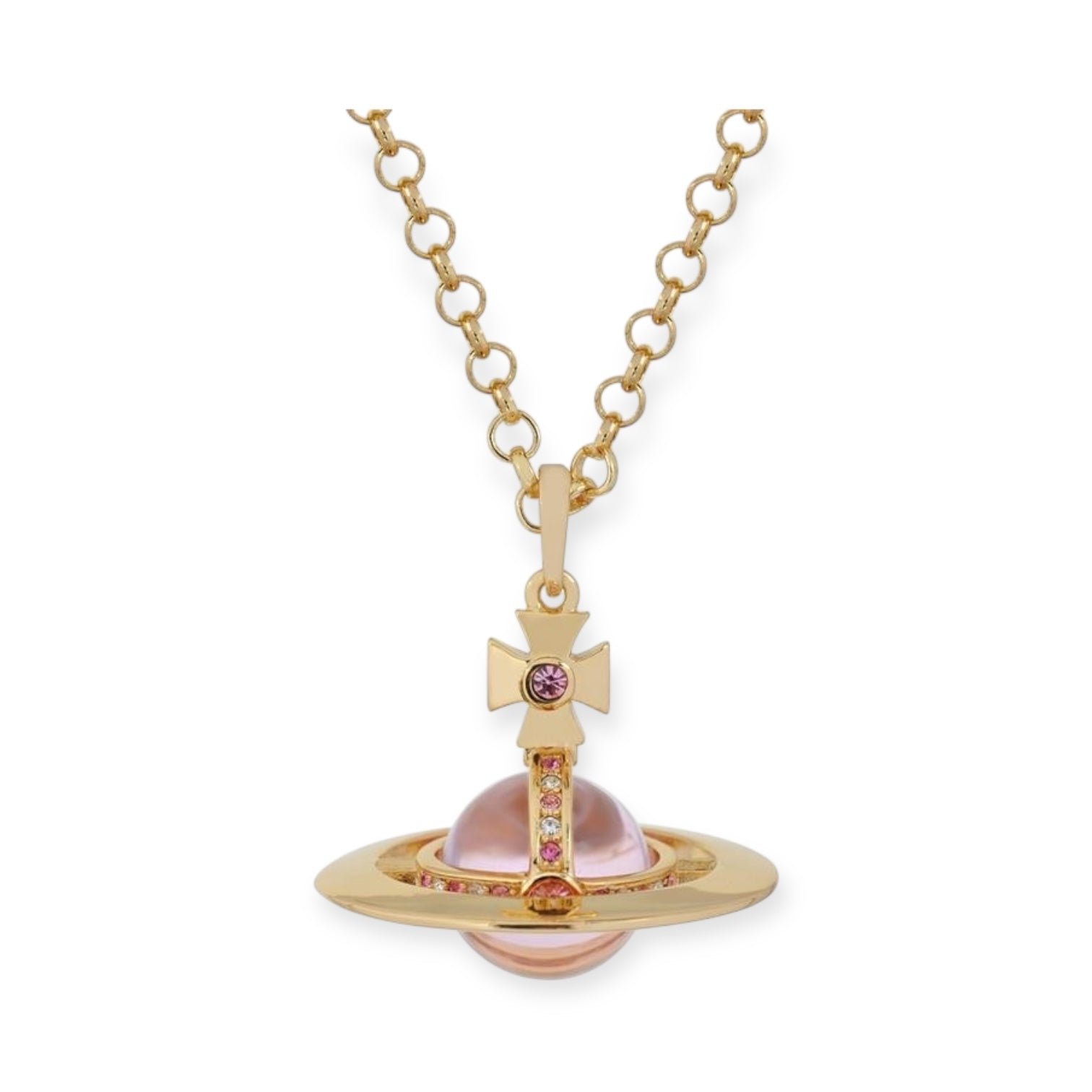 20MM Medium Saturn Orb Pendant Necklace *29 Styles*