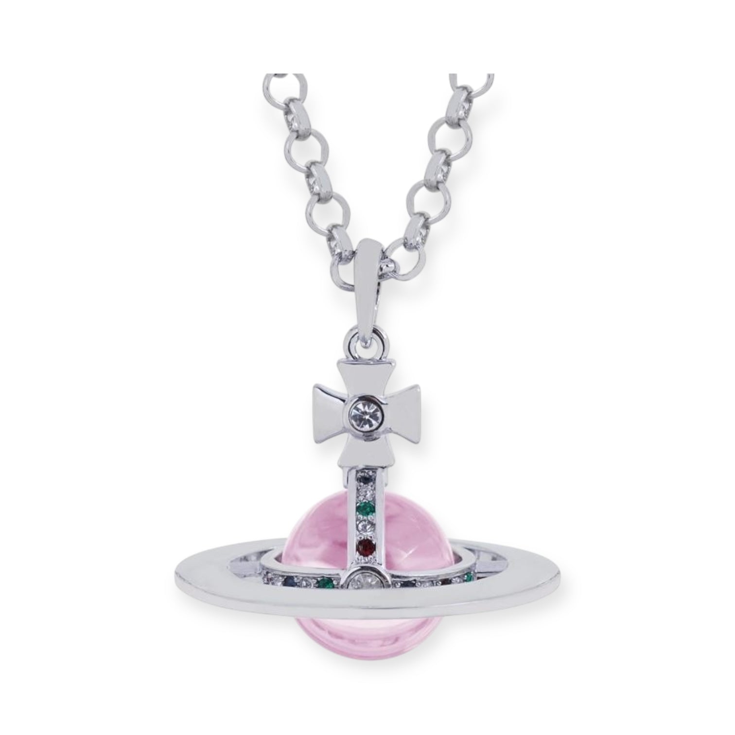 20MM Medium Saturn Orb Pendant Necklace *29 Styles*