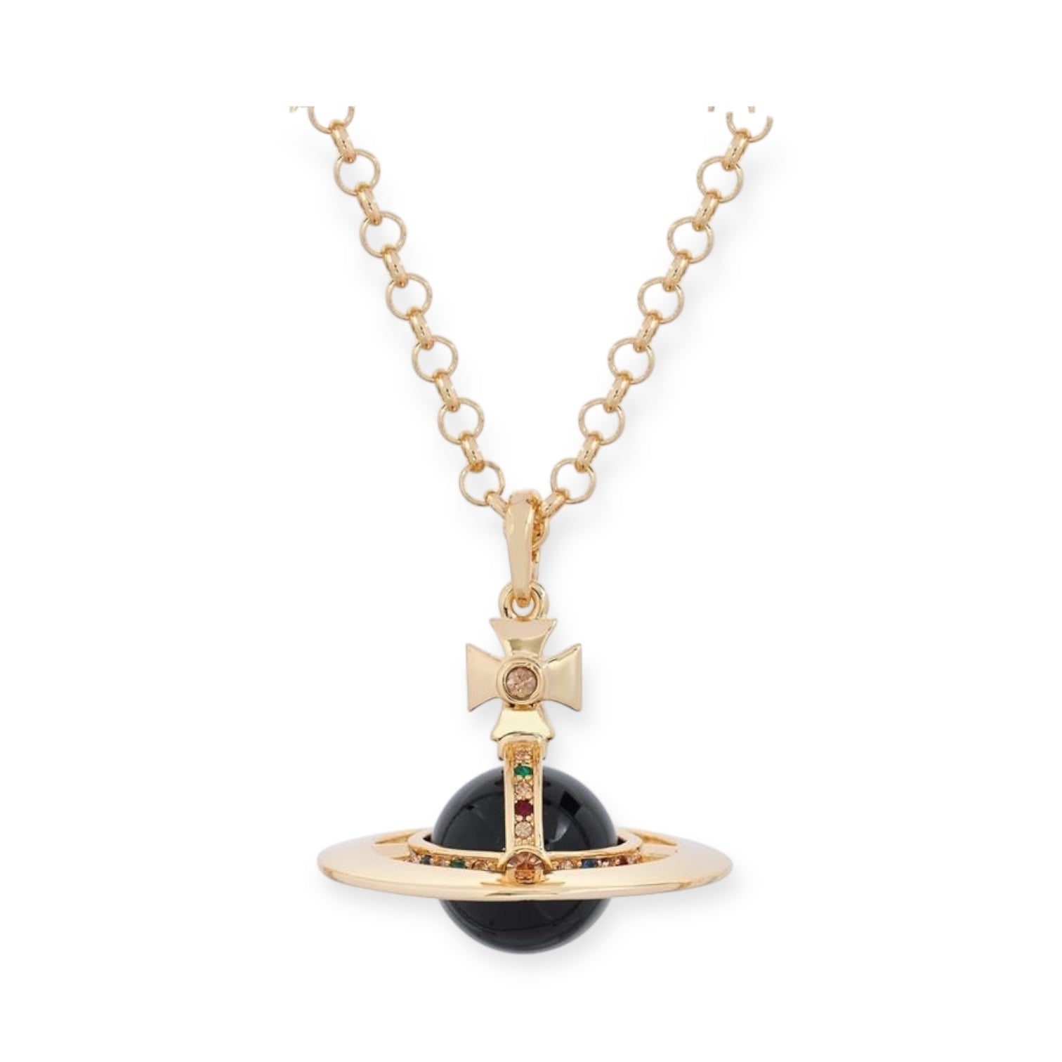 20MM Medium Saturn Orb Pendant Necklace *29 Styles*