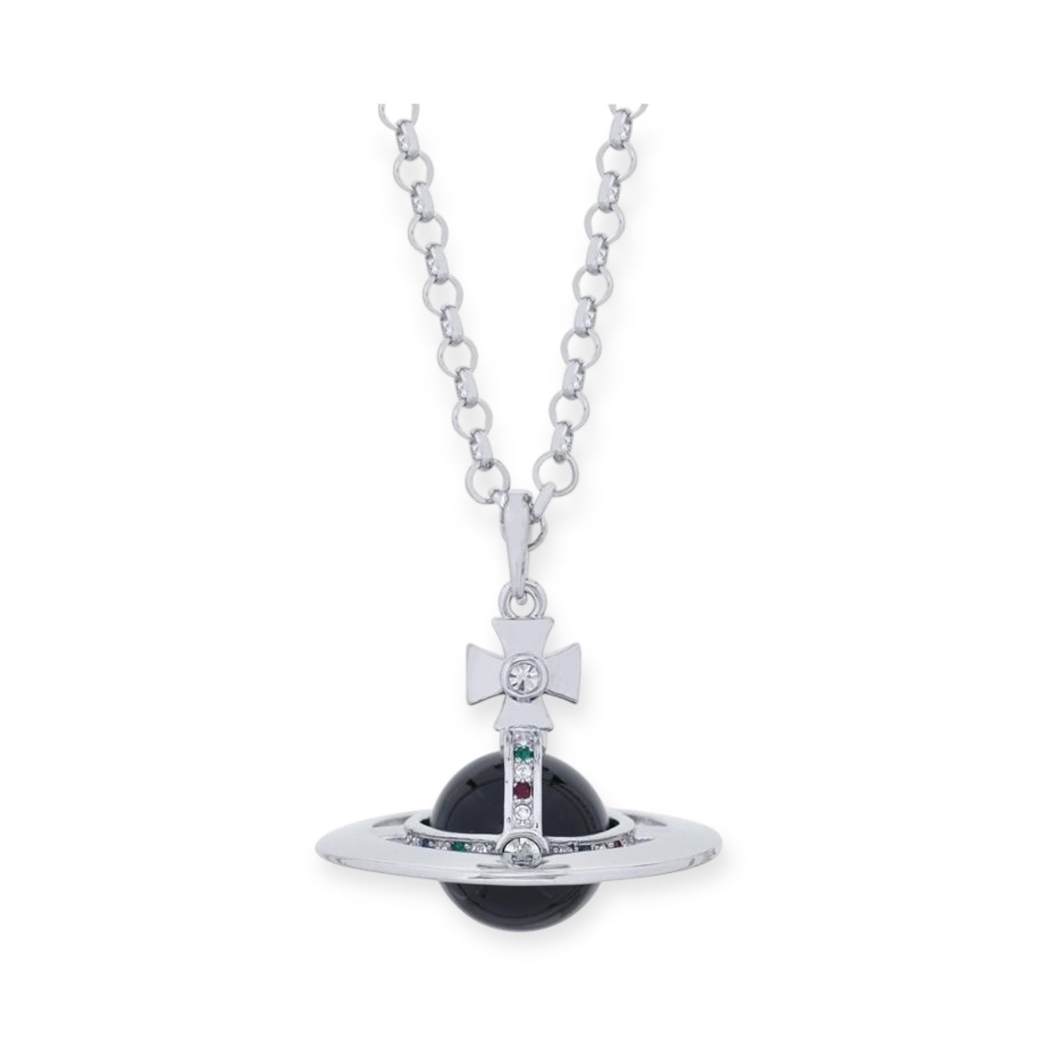 20MM Medium Saturn Orb Pendant Necklace *29 Styles*
