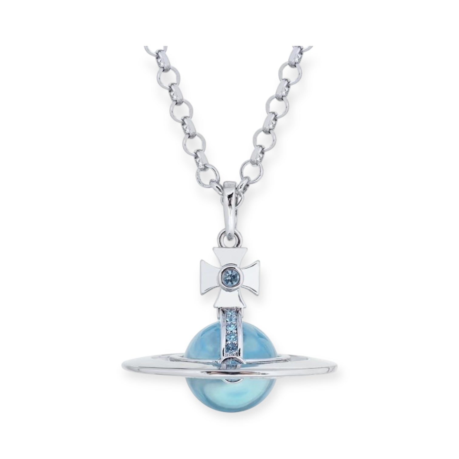 20MM Medium Saturn Orb Pendant Necklace *29 Styles*