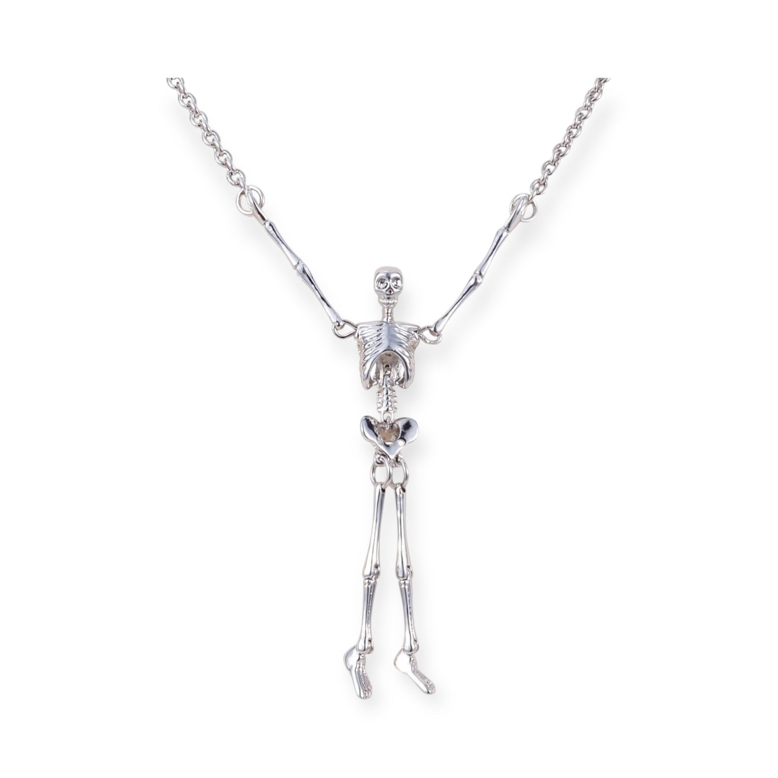 Skeleton Body Pendant Necklace (3 Colors)