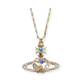 Star Pendant Orb Necklace Gold & Silver *2 colors*