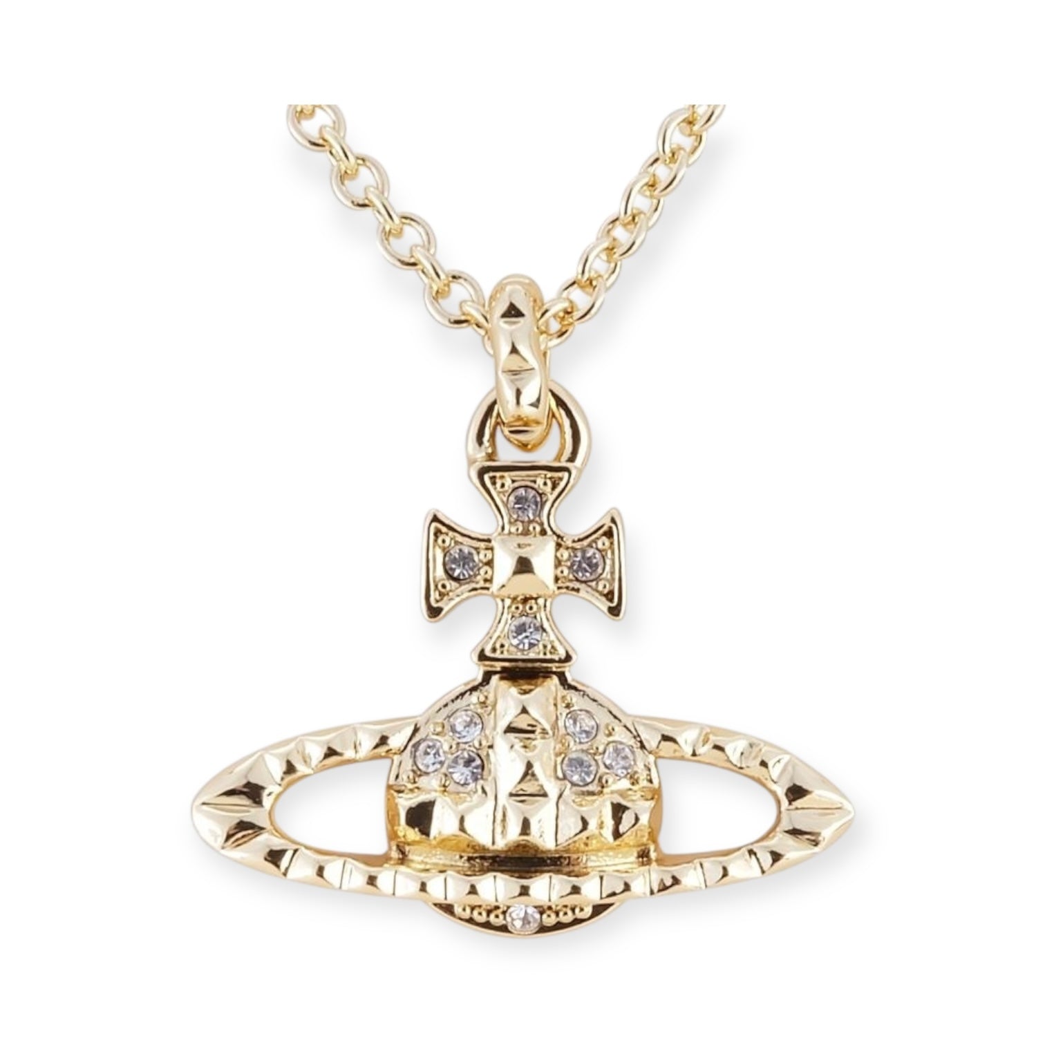Abstract Shape Multigem 2D Orb Necklace (4 colors)