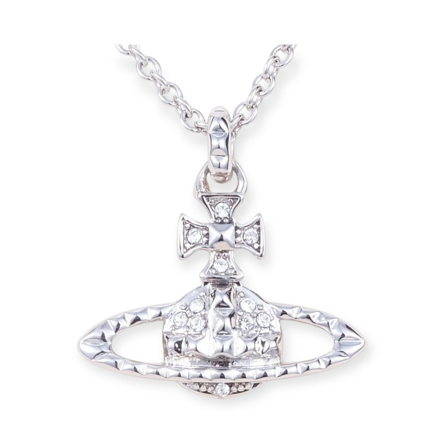 Abstract Shape Multigem 2D Orb Necklace (4 colors)