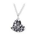 Heart Shape Asymmetrical Hanging Star Gem Studded Pendant Necklace (3 Colors)
