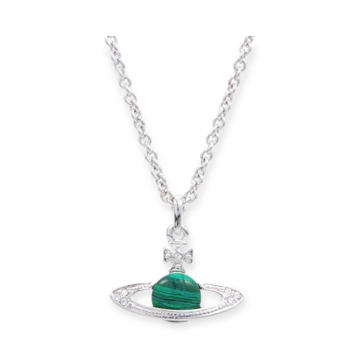 Mini Green Milk Pearl Orb 10MM Pendant Necklace (2 colors)
