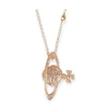 Sideways Hanging Staple Colors Pendant Necklace (3 colors)