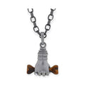 Hand Hold Holding Wooden Bone Ash Silver Pendant Necklace