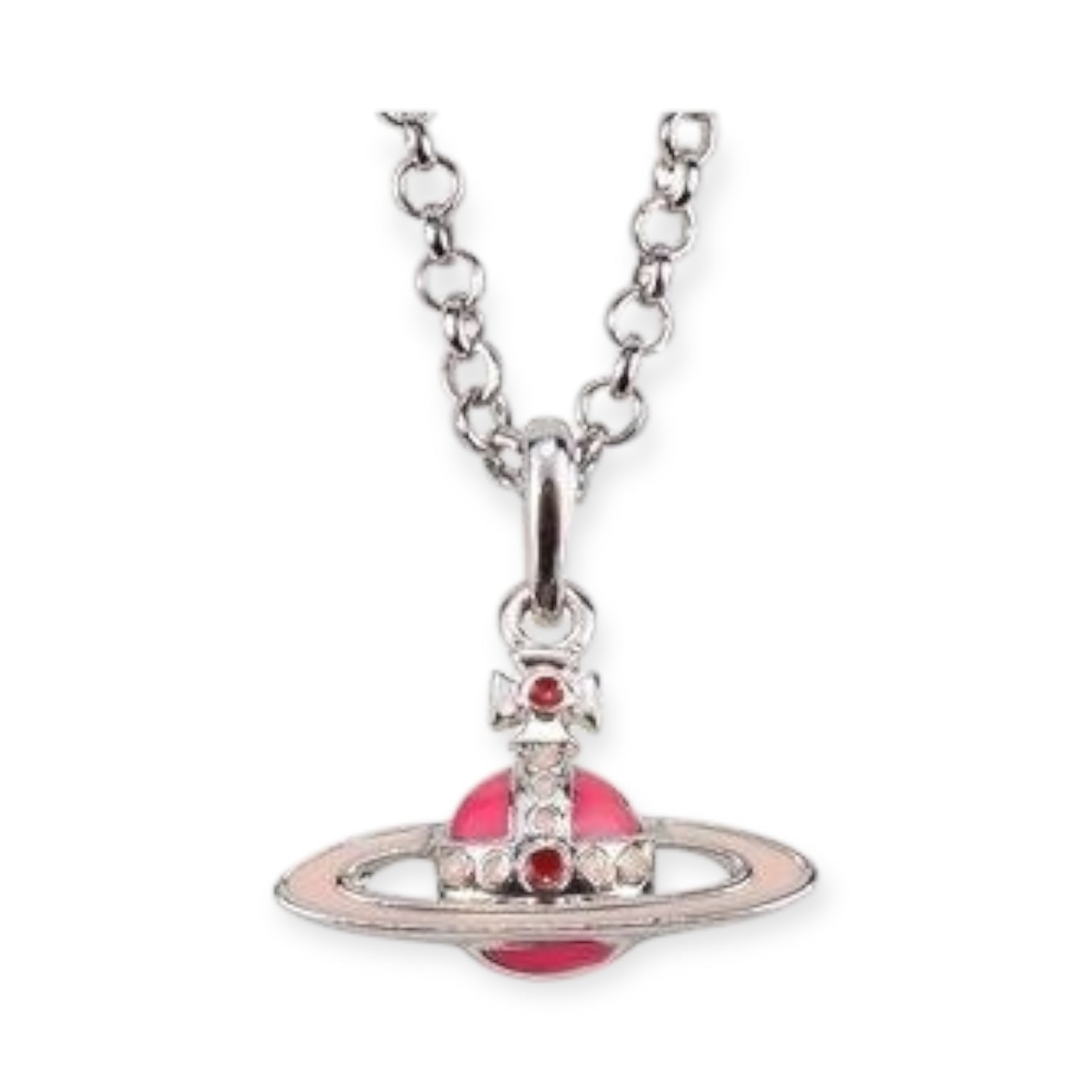 Mini Colorful Abstract 10MM Orb Pendant Necklace (7 Colors)