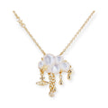 Rain Cloud Charm Pendant Necklace (2 Colors)